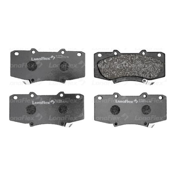 Pastilha de Freio Dianteira - LONAFLEX - P-1098 - (2)