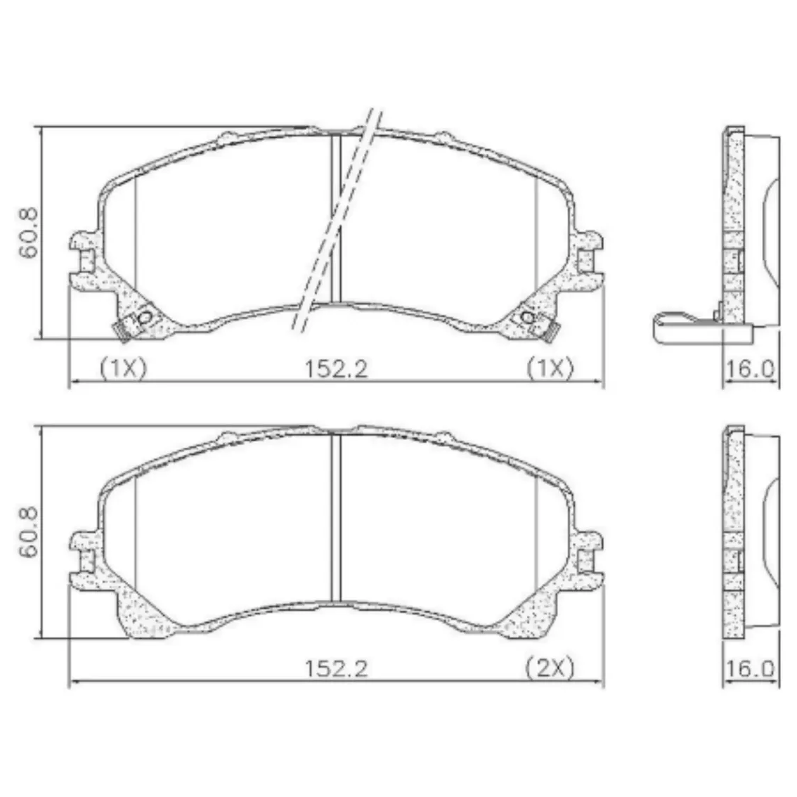 Pastilhas de Freio Dianteira para Chevrolet S10 e Trailblazer - Fras-le - PD/1433-CMAXX - (6)