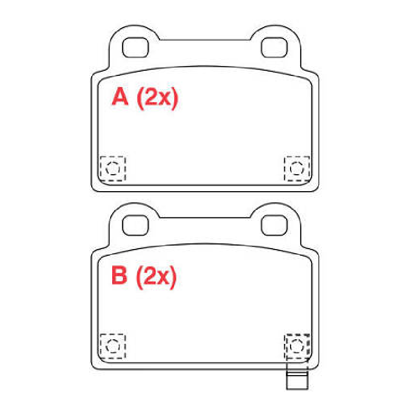 Pastilha de Freio Traseira - WILLTEC - PW1004 - (1)