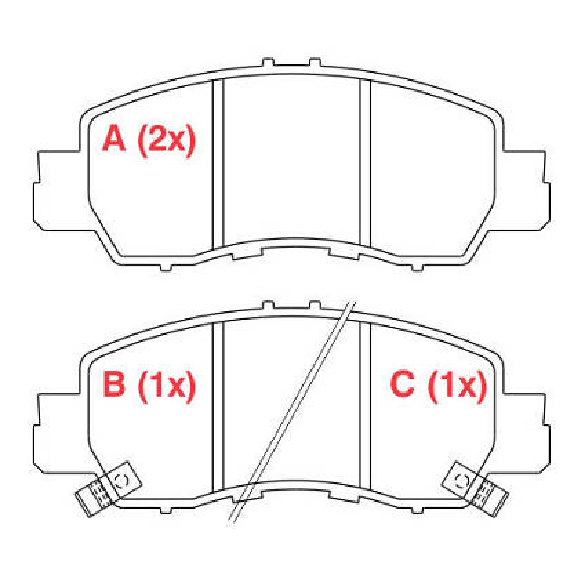 Pastilha de Freio Dianteira - WILLTEC - PW1025 - (1)