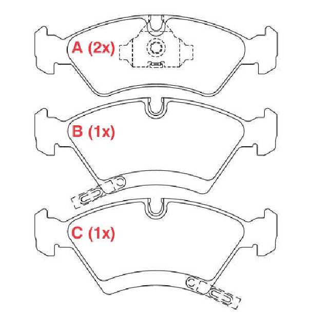 Pastilha de Freio Dianteira - WILLTEC - PW114 - (1)