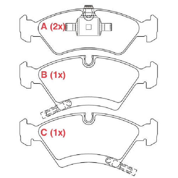 Pastilha de Freio Dianteira - WILLTEC - PW114PA - (1)