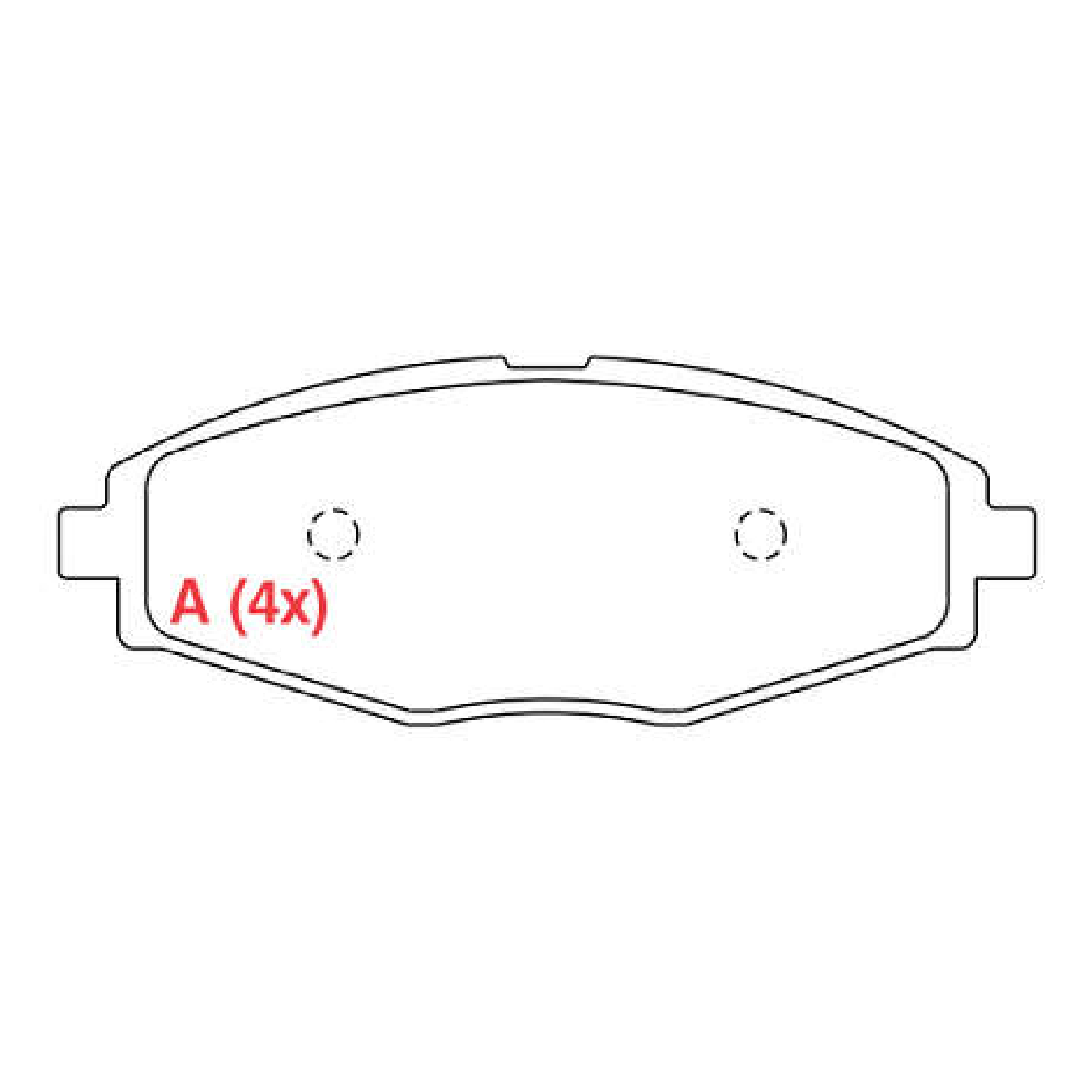Pastilha de Freio Dianteira - WILLTEC - PW160 - (1)