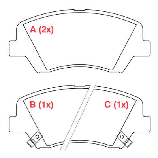 Pastilha de Freio Dianteira - WILLTEC - PW171 - (1)