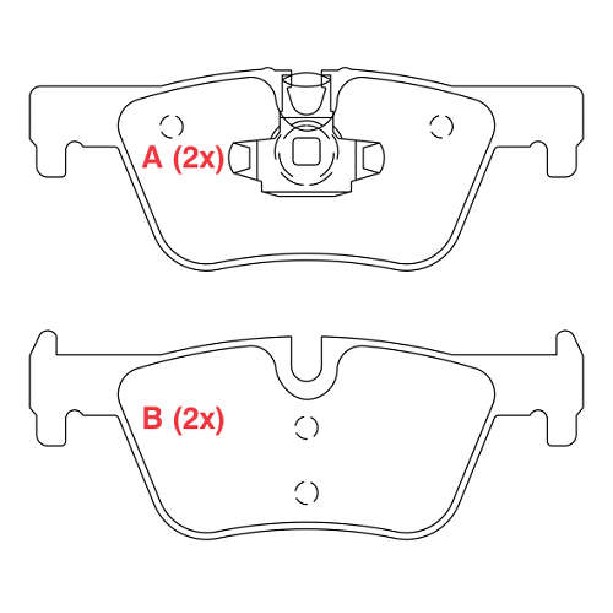 Pastilha de Freio Traseira - WILLTEC - PW196 - (1)