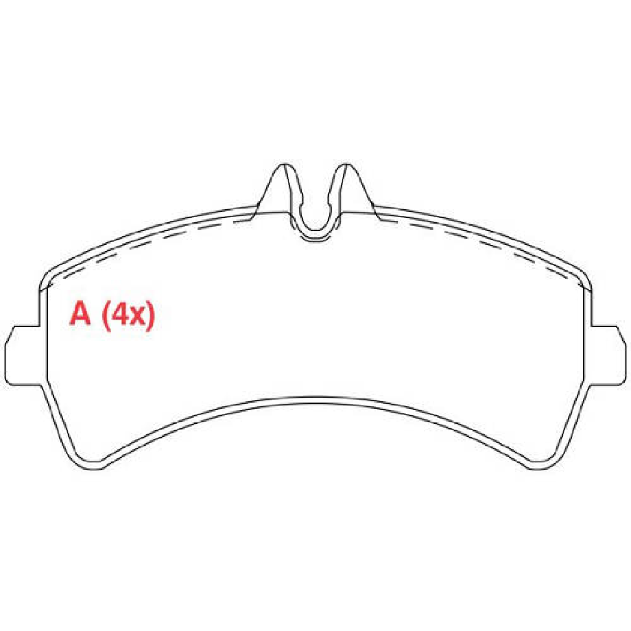 Pastilha de Freio Traseira - WILLTEC - PW206 - (1)