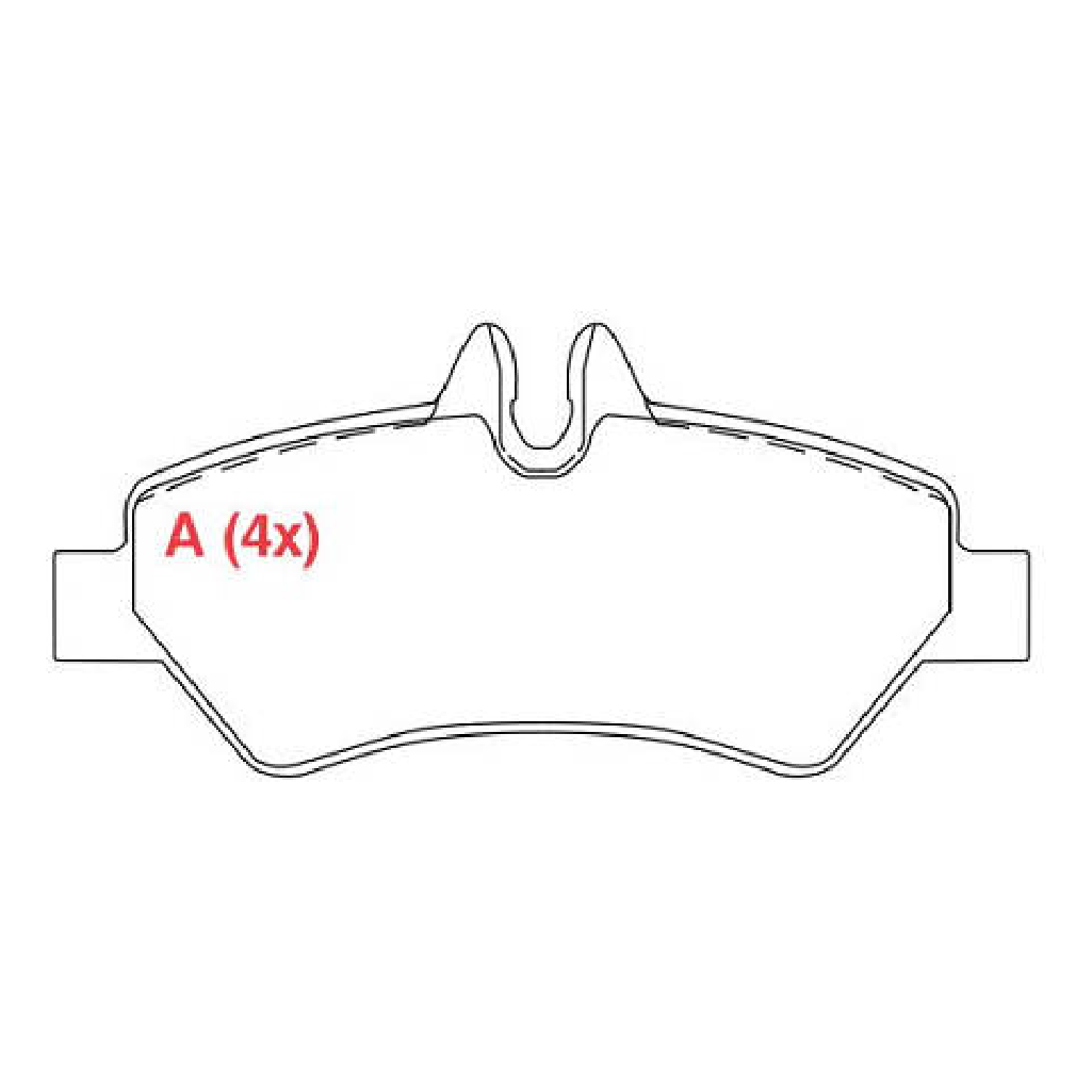 Pastilha de Freio Traseira - WILLTEC - PW207 - (1)