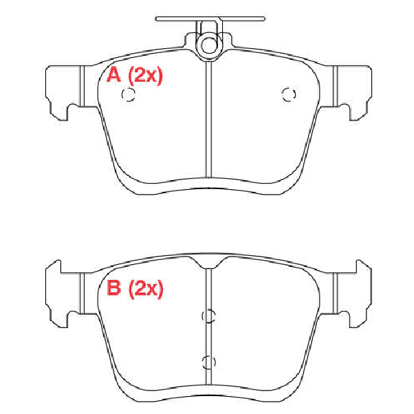 Pastilha de Freio Traseira - WILLTEC - PW212 - (1)
