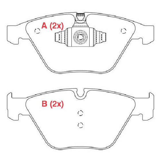 Pastilha de Freio Dianteira - WILLTEC - PW218 - (1)