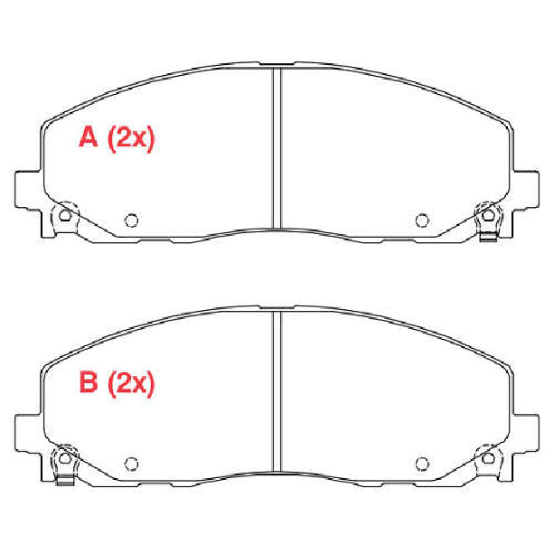Pastilha de Freio Dianteira - WILLTEC - PW224 - (1)