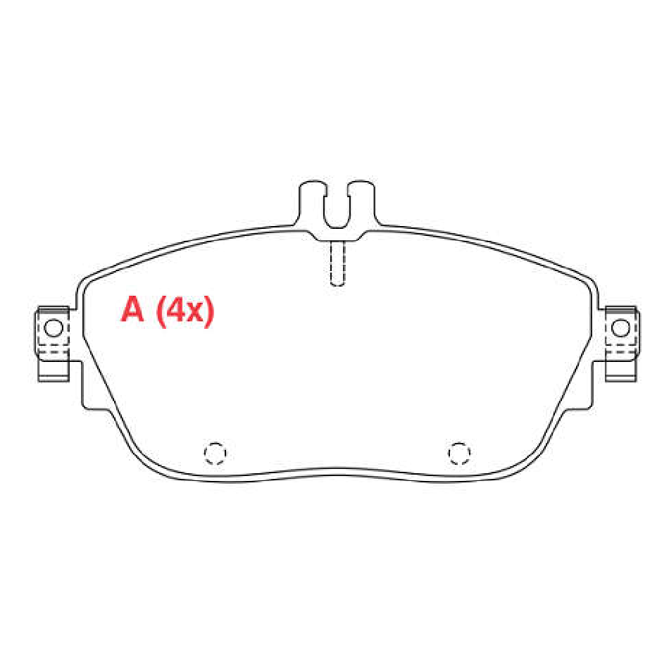 Pastilha de Freio Dianteira - WILLTEC - PW251 - (1)
