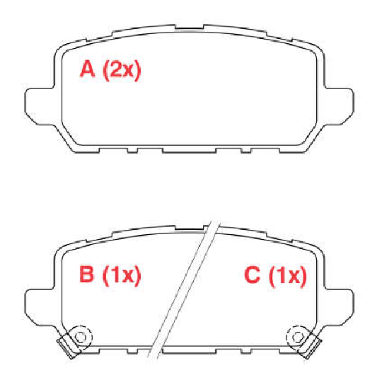 Pastilha de Freio Traseira - WILLTEC - PW253 - (1)