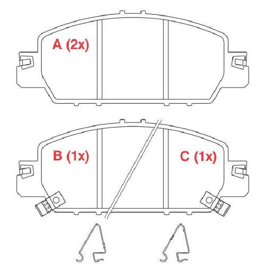 Pastilha de Freio Dianteira - WILLTEC - PW266 - (1)