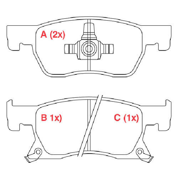 Pastilha de Freio Dianteira - WILLTEC - PW270 - (1)