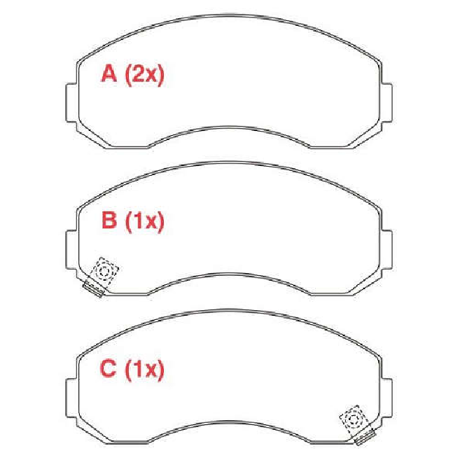 Pastilha de Freio Dianteira - WILLTEC - PW331 - (1)