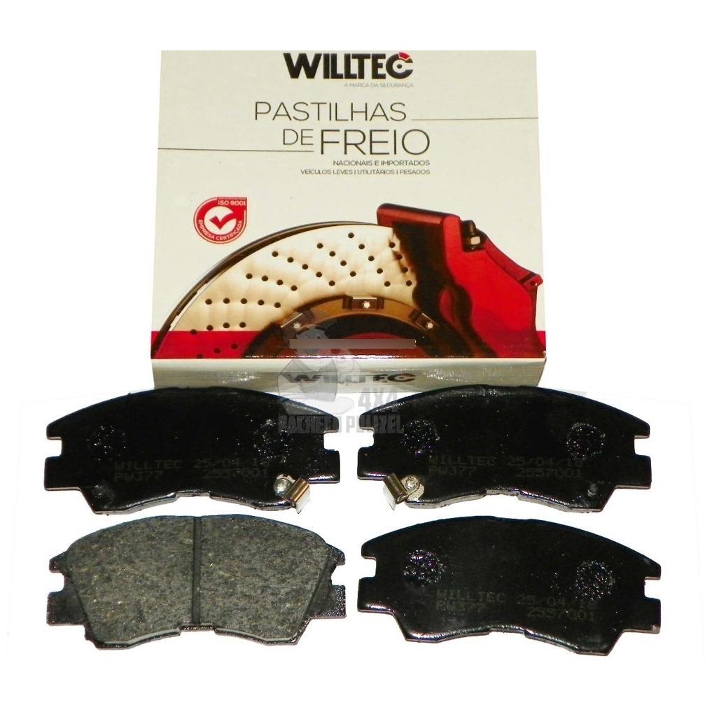 Pastilha de Freio Dianteira - WILLTEC - PW377 - (1)