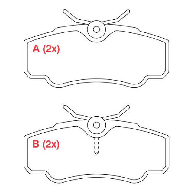 Pastilha de Freio Traseira - WILLTEC - PW424 - (1)