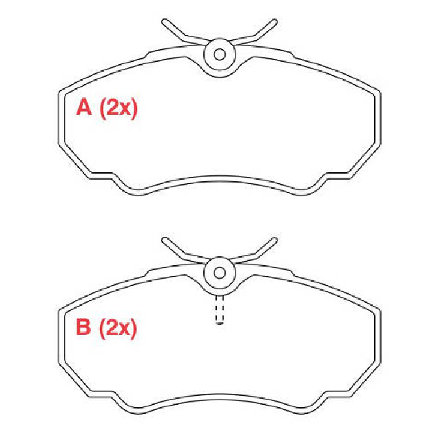 Pastilha de Freio Dianteira - WILLTEC - PW423 - (1)