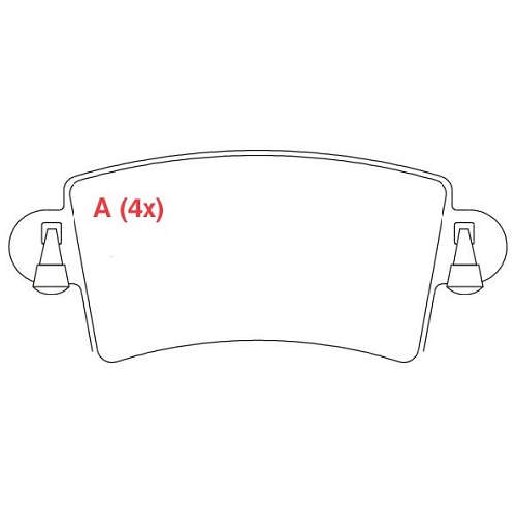 Pastilha de Freio Traseira - WILLTEC - PW507 - (1)