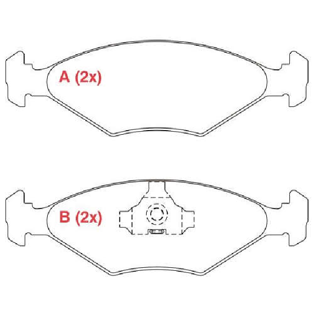 Pastilha de Freio Dianteira - WILLTEC - PW51 - (1)