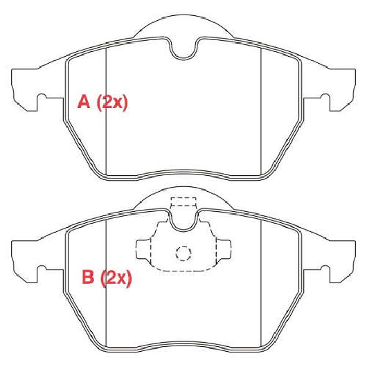 Pastilha de Freio Dianteira - WILLTEC - PW519 - (1)