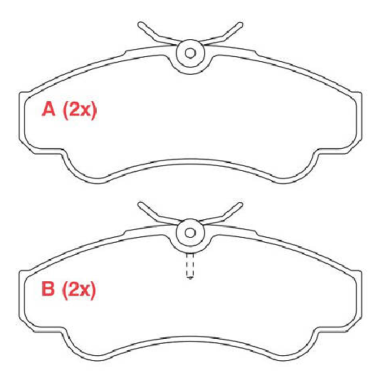 Pastilha de Freio Dianteira - WILLTEC - PW550 - (1)