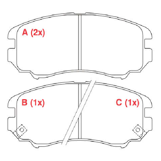 Pastilha de Freio Dianteira - WILLTEC - PW582 - (1)