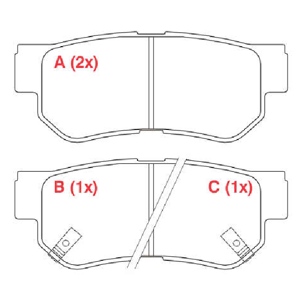 Pastilha de Freio Traseira - WILLTEC - PW583 - (1)