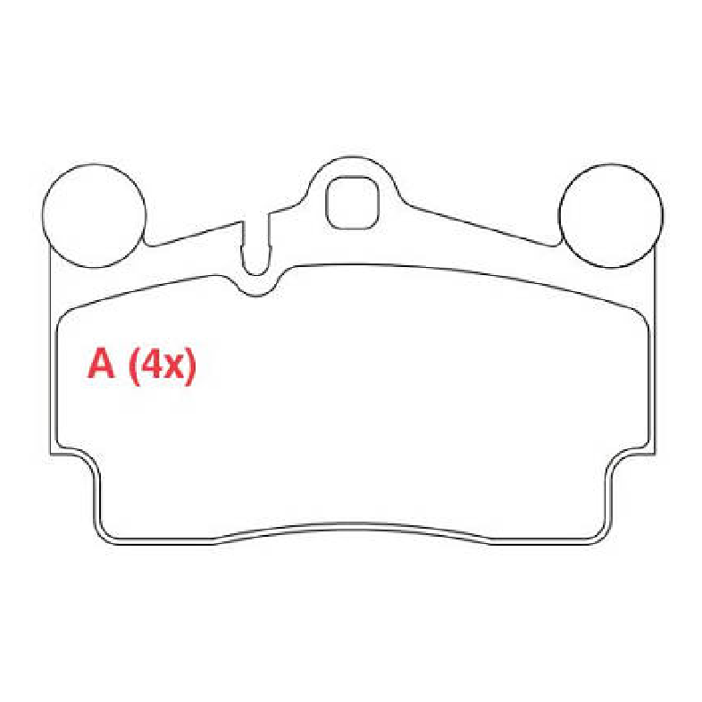 Pastilha de Freio Traseira - WILLTEC - PW601 - (1)