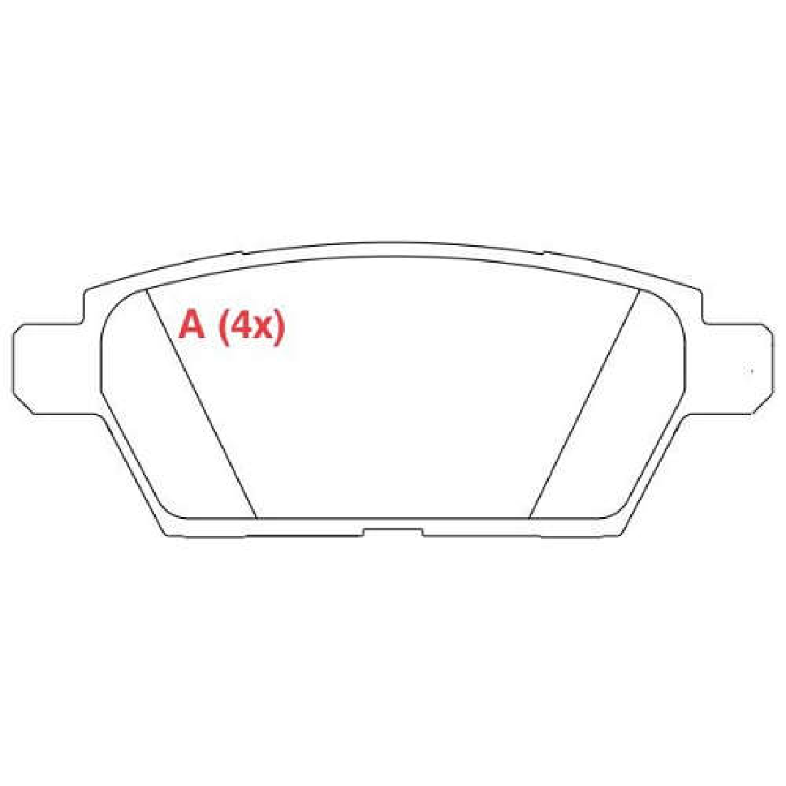 Pastilha de Freio Traseira - WILLTEC - PW629 - (1)