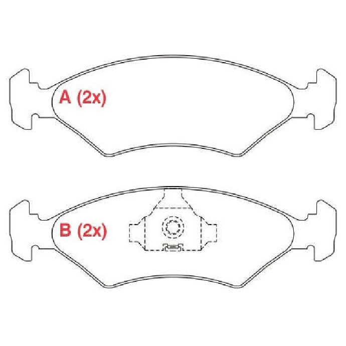 Pastilha de Freio Dianteira - WILLTEC - PW65 - (1)