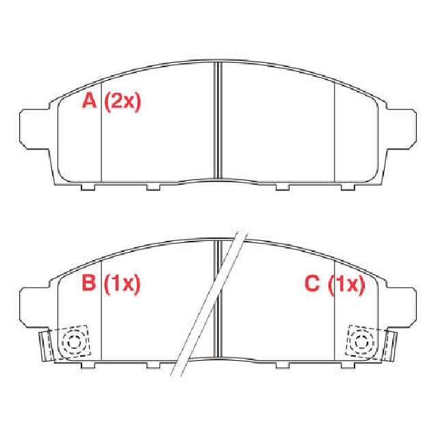 Pastilha de Freio Dianteira - WILLTEC - PW696 - (1)