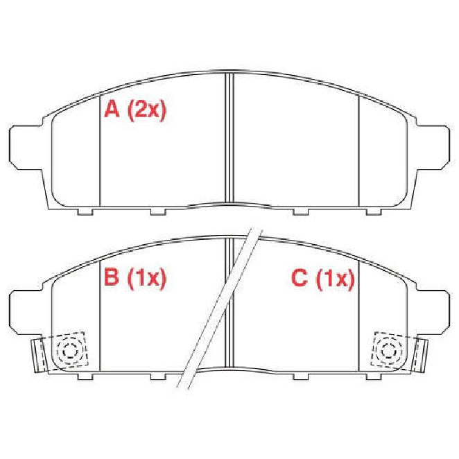 Pastilha de Freio Dianteira - WILLTEC - PW696P - (1)