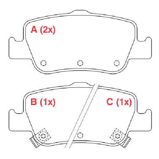 Pastilha de Freio Traseira - WILLTEC - PW707 - (1)