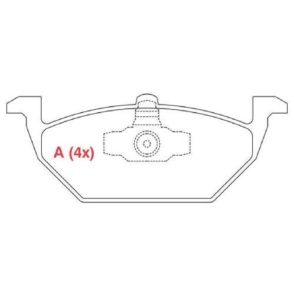 Pastilha de Freio Dianteira - WILLTEC - PW73 - (1)