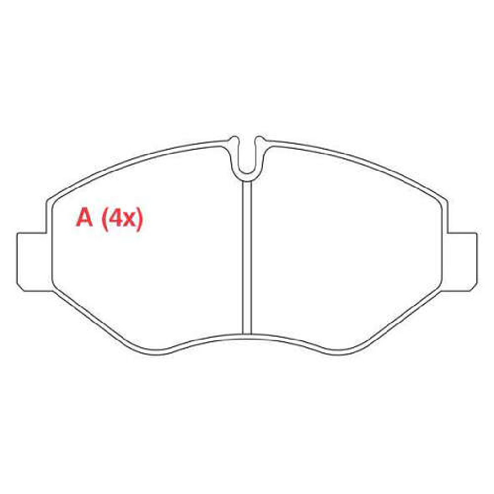 Pastilha de Freio Dianteira - WILLTEC - PW739 - (1)