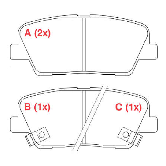 Pastilha de Freio Traseira - WILLTEC - PW870 - (1)