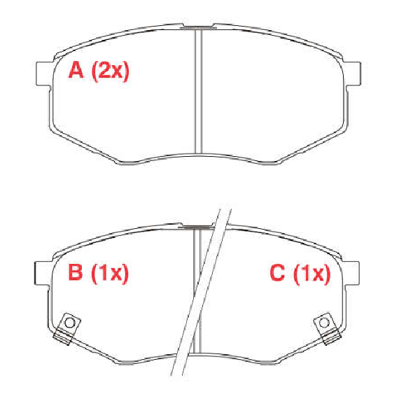 Pastilha de Freio Dianteira - WILLTEC - PW874 - (1)