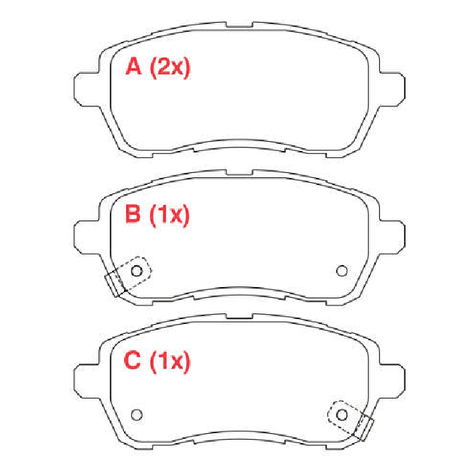 Pastilha de Freio Dianteira - WILLTEC - PW883 - (1)