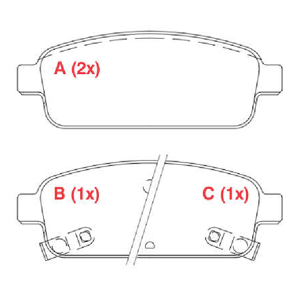 Pastilha de Freio Traseira - WILLTEC - PW887 - (1)
