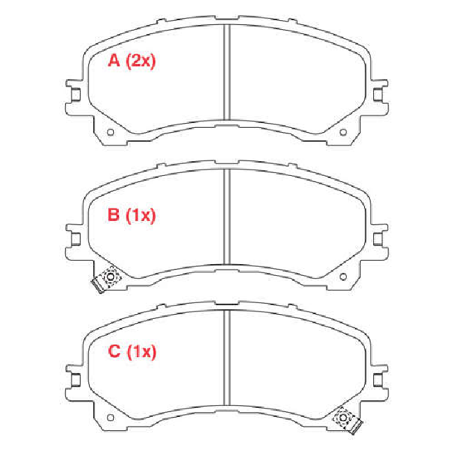 Pastilha de Freio Dianteira - WILLTEC - PW969 - (1)
