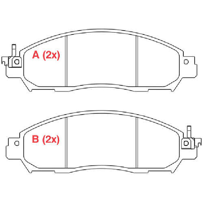 Pastilha de Freio Dianteira - WILLTEC - PW973 - (1)