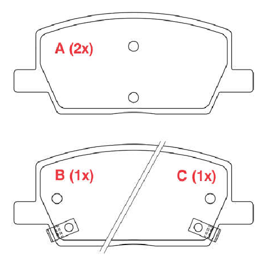 Pastilha de Freio Dianteira - WILLTEC - PW998 - (1)