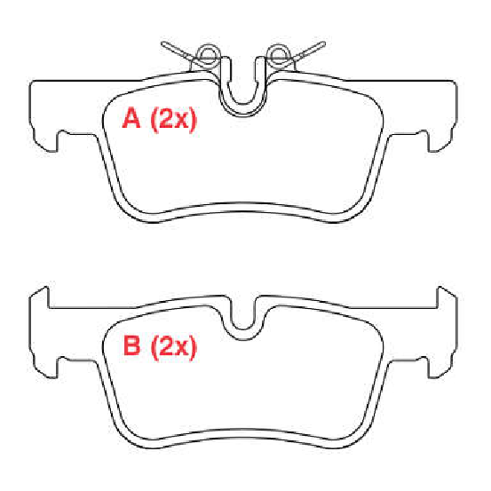Pastilha de Freio Traseira - WILLTEC - PW999 - (1)