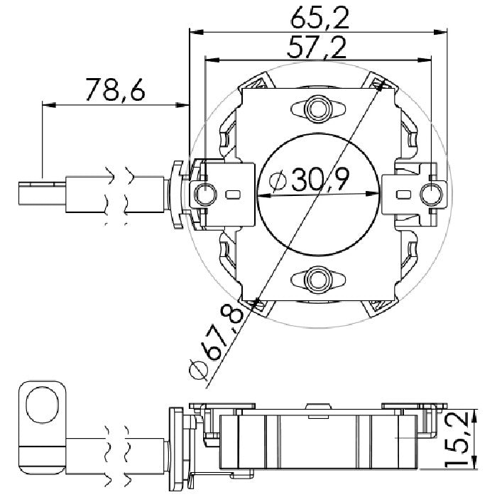 Porta Escovas para Motor de Partida com 4 Escovas - Unifap - 1.178/4 - (3)