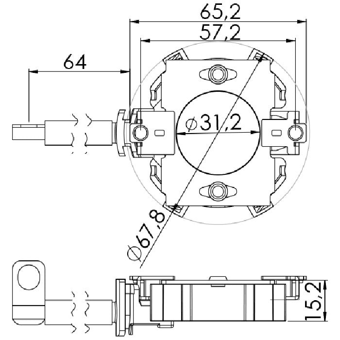 Porta Escovas para Motor de Partida com 4 Escovas - Unifap - 1.179/4 - (3)