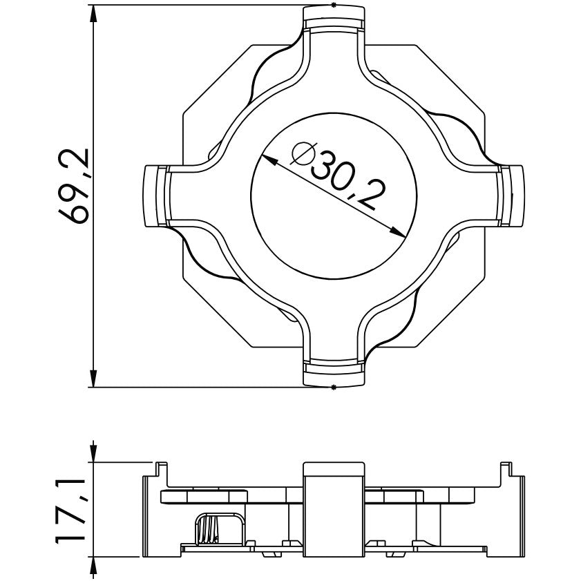 Porta Escovas para Motor de Partida com 4 Escovas - Unifap - 1.327/4 - (3)