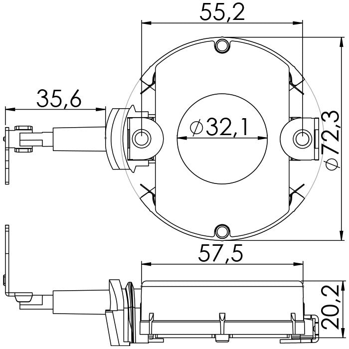Porta Escovas para Motor de Partida com 4 Escovas - Unifap - 1.176/4 - (3)