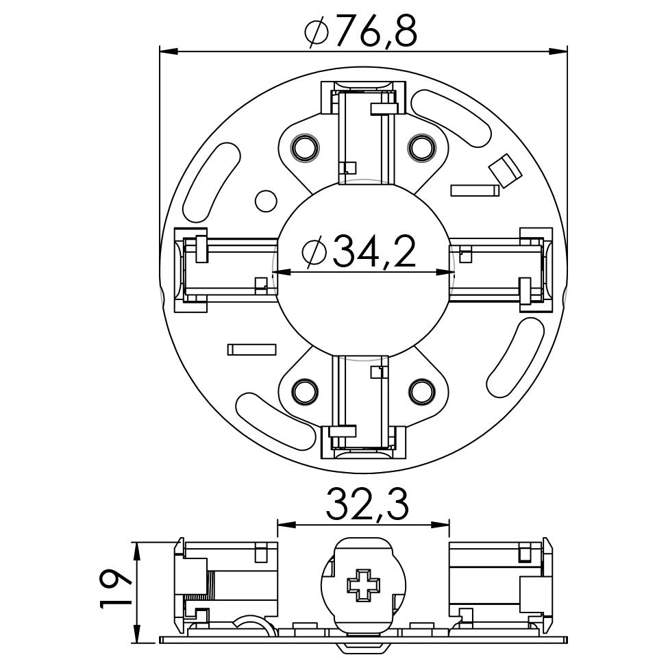 Porta Escovas para Motor de Partida com 4 Escovas - Unifap - 1.186/4 - (3)