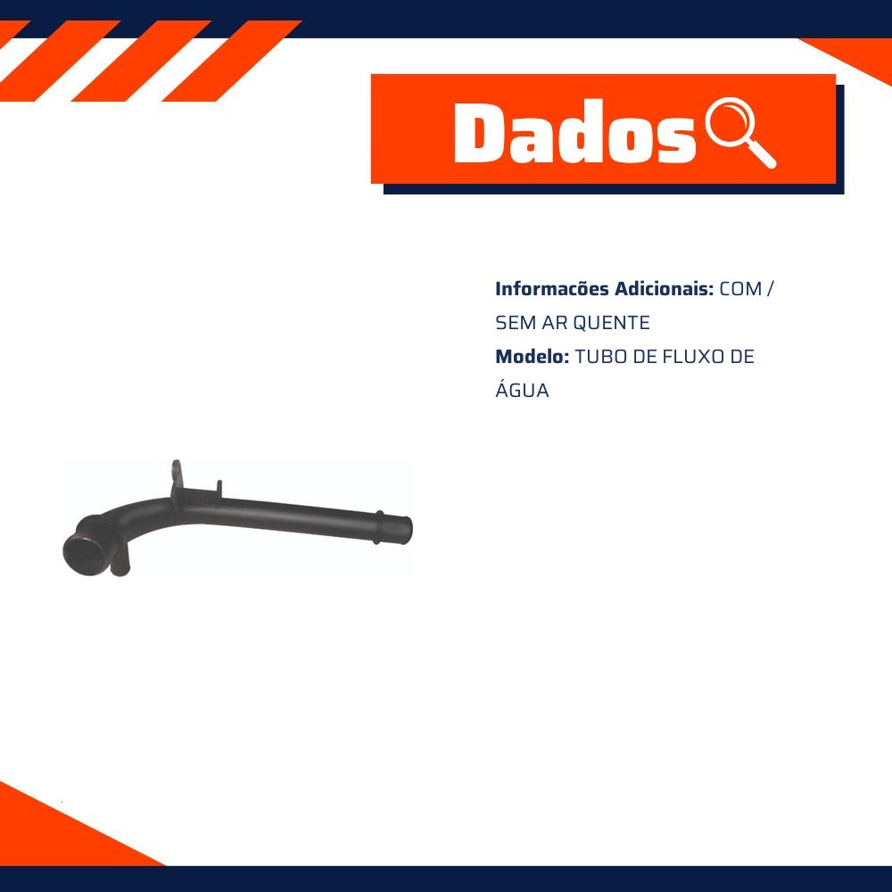 Tubo de Arrefecimento do Motor - Valclei - VC-222.A - (2)